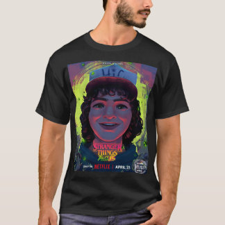 T-shirt ST Contes de '85 (Dustin) - T Shirt Unisexe (Noir)