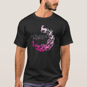 T-shirt St Eligius Patron Saint du Cheval Propriétaire Che
