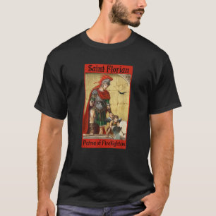 T-shirt St Florian Patron Saint des pompiers