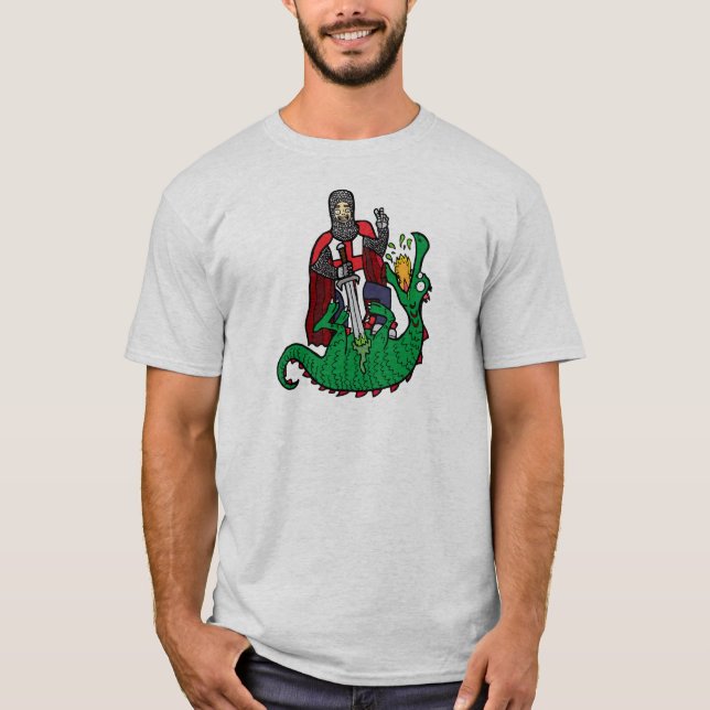 T-shirt St George et le dragon (Devant)