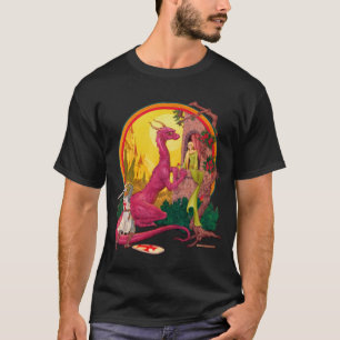 T-shirt St George et le tee - shirt d'obscurité de dragon