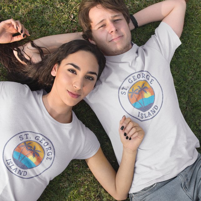 T-shirt St. George Island, Floride style classique défraîc (Créateur téléchargé)