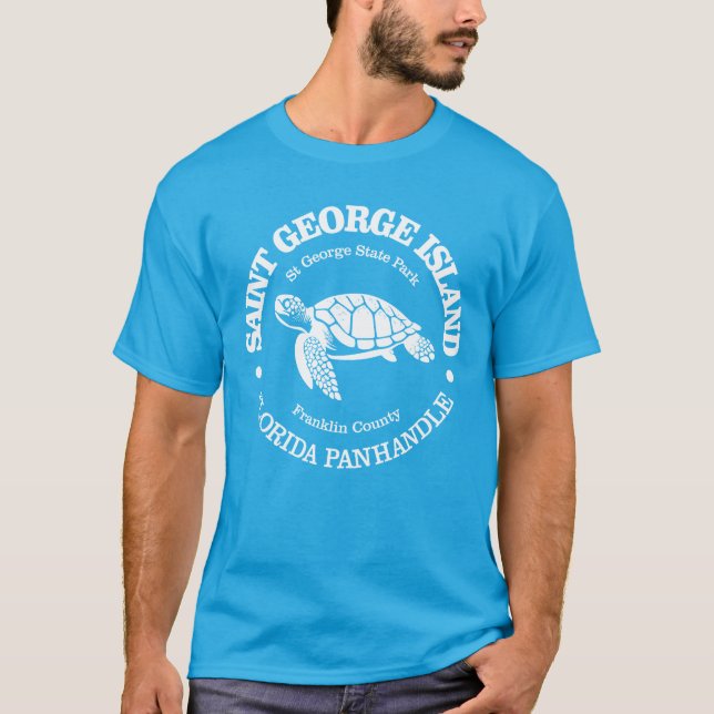 T-shirt St George Island (tortue de mer) (Devant)