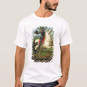 T-shirt St George luttant avec le dragon