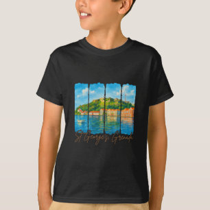 T-shirt St. George’s Grenada Voyageant Voyage Coup de pinc