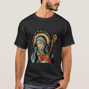 T-shirt St Gertrude Patron Saint des Chats Great Nivelles