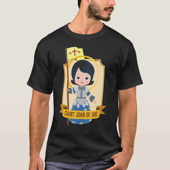 T-shirt St Jeanne D'Arc Pour Les Enfants Jote Catholique F (Devant)