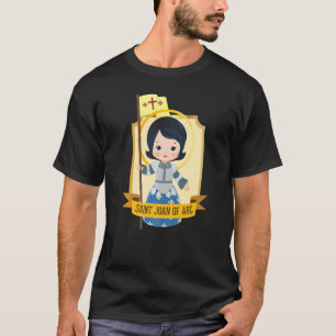 T-shirt St Jeanne D'Arc Pour Les Enfants Jote Catholique F