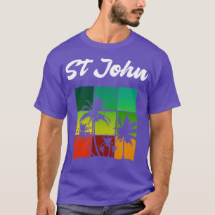 T-shirt St John Cool Iles Vierges Vacances Souvenir