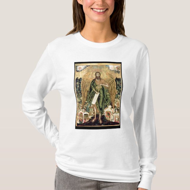 T-shirt St John le baptiste, ange de la région sauvage (Devant)
