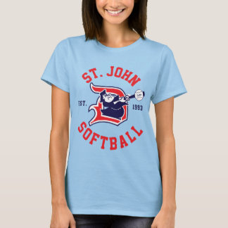 T-shirt St. John Red Ringer - Femmes