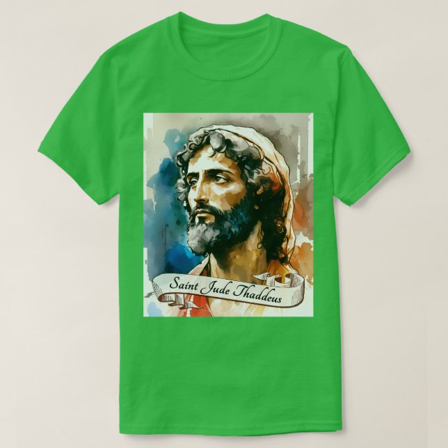 T-shirt St Jude Thaddeus Église catholique Saints Religieu (Design devant)