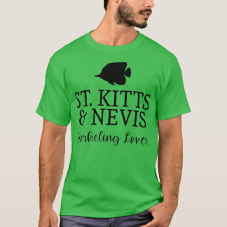 T-shirt St Kitts amp Nevis Lover plongée libre