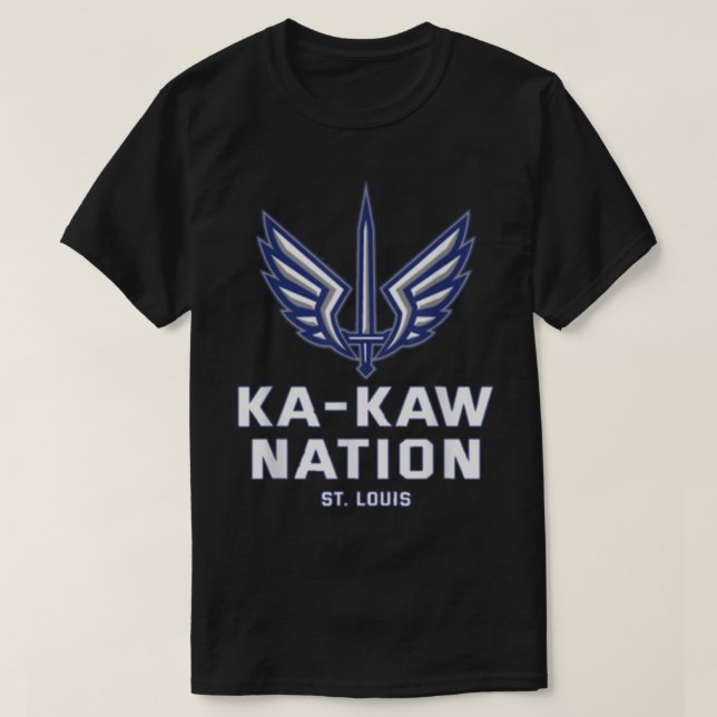 T-shirt St Louis Battlehawks Ka Kaw (Design devant)