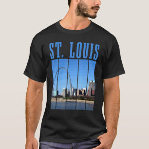 T-shirt St Louis Skyline 314 Pride Vintage Missouri