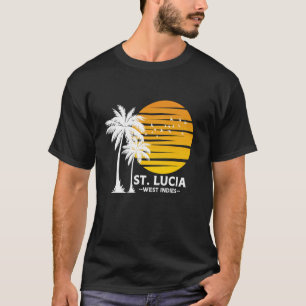 T-shirt St. Lucia Antilles Lucian Beach Pride Souvenir