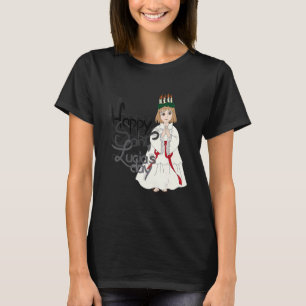 T-shirt St Lucy St Lucia Patron Des Yeux Et Aveugle Cathol