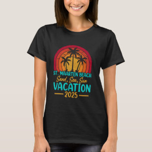T-shirt St. Maarten Beach Sand Sea Sun Vacation 2025