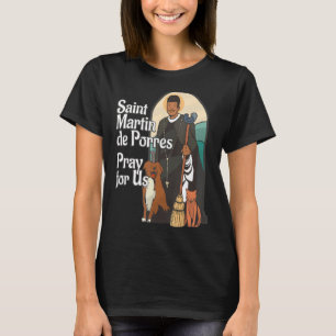 T-shirt St Martin de Porres Saints noirs afro-américains
