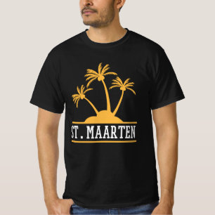 T-shirt St Martin L'île conviviale Sint Martin