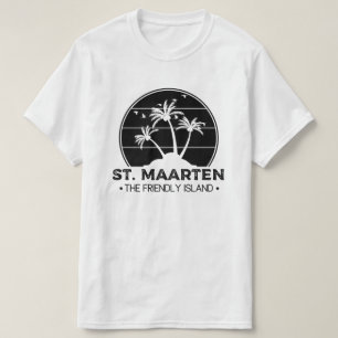 T-shirt St Martin L'île conviviale Sint Martin