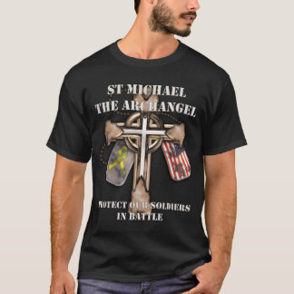 T-shirt St Michael Arkhangel - protégez nos soldats