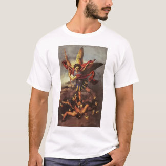 T-shirt St. Michael l'Archange, Défends-nous en bataille.