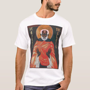 T-shirt St Moïse d'icône le noir