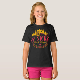 T-shirt ST-NICKS CHAMBRES D'HÔTE et petit-déjeuner drôle N