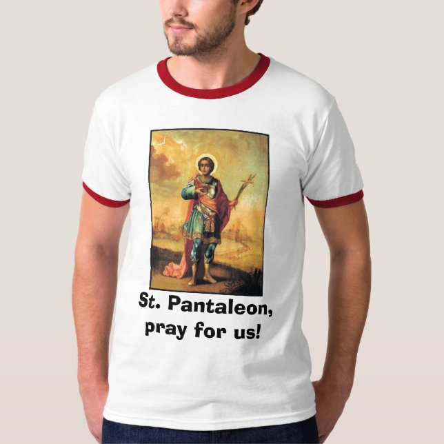 T-shirt St Pantaleon, prient pour nous ! (Devant)
