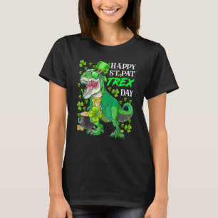 T-shirt St patrick HAPPY ST PAT REX DAY T Rex Dinosaur Fu