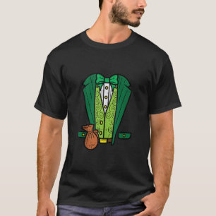 T-shirt St patrick Leprechaun Tuxedo Costume Hommes Garçon