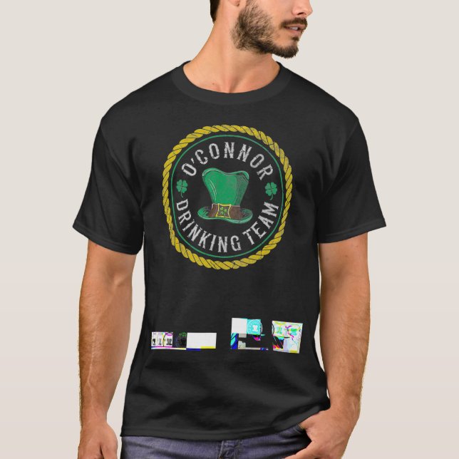 T-shirt St patrick OConnor Boire Team Shamrocks Casquette (Devant)