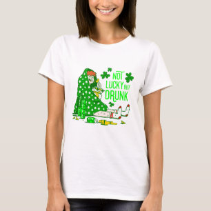 T-shirt st patrick pas chanceux mais en quarantaine ivre