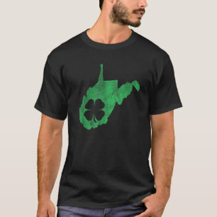 T-shirt St Patrick s Day West Virginia WV Green Shamrock I