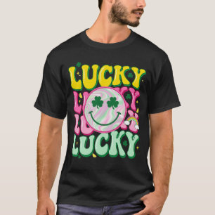T-shirt St Patricks Day Chanceux Png, Doodle Trèfle, Smile