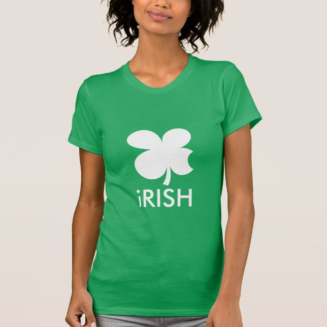 T-shirt St Patrick's Day | drôle logo Apple parody (Devant)