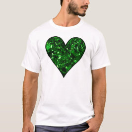 T-shirt St. Patrick's Day Emerald Heart