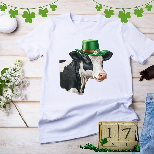 T-shirt St. Patrick's Day Irish Cow (Créateur téléchargé)