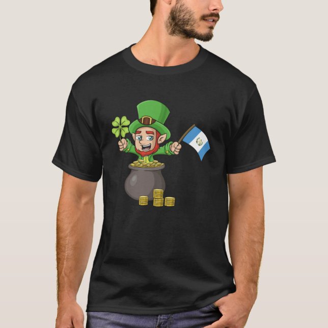 T-shirt St Patricks Day Irish Green Guatemala Guate Chapin (Devant)
