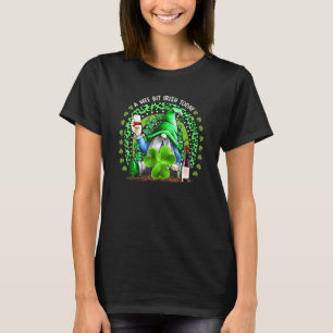 T-shirt St Patrick's Day Irlandais Gnome Boire Vin Shamroc