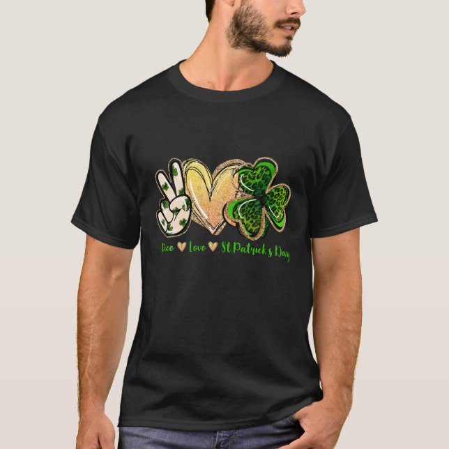 T-shirt St. Patrick's Day Irlande Irish As Fook Horseshoe (Devant)