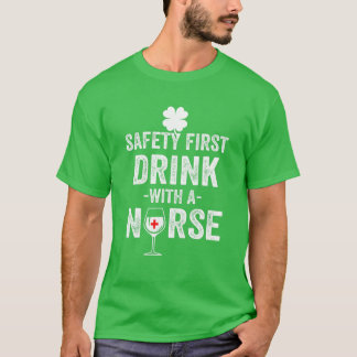 T-shirt St Patrick's Day Les amateurs de bière Sécurité Pr