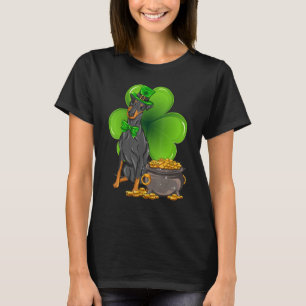 T-shirt St Patrick's Day Manchester Terrier Shamrock Pet D