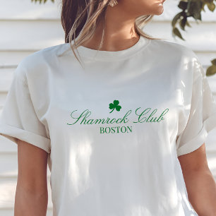 T-shirt St. Patrick's Day, Modern Shamrock Club