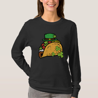 T-shirt St Patricks Day Taco Saint Paddys Pattys Food Men 