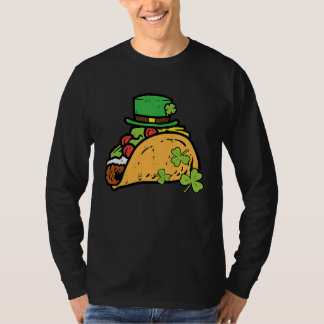 T-shirt St Patricks Day Taco Saint Paddys Pattys Food Men 