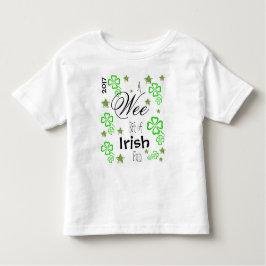 T-shirt St patrick's Day Toddlers avec année