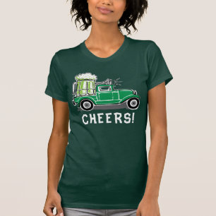 T-shirt St Patrick's Day Vintage Camion Bière verte