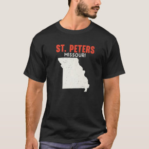 T-shirt St Peters Missouri USA State America Travel Missou